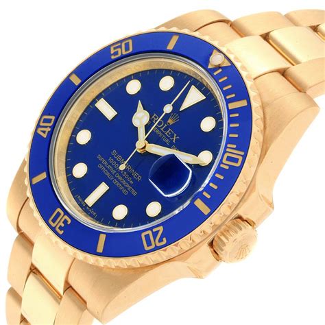 yellow submariner rolex